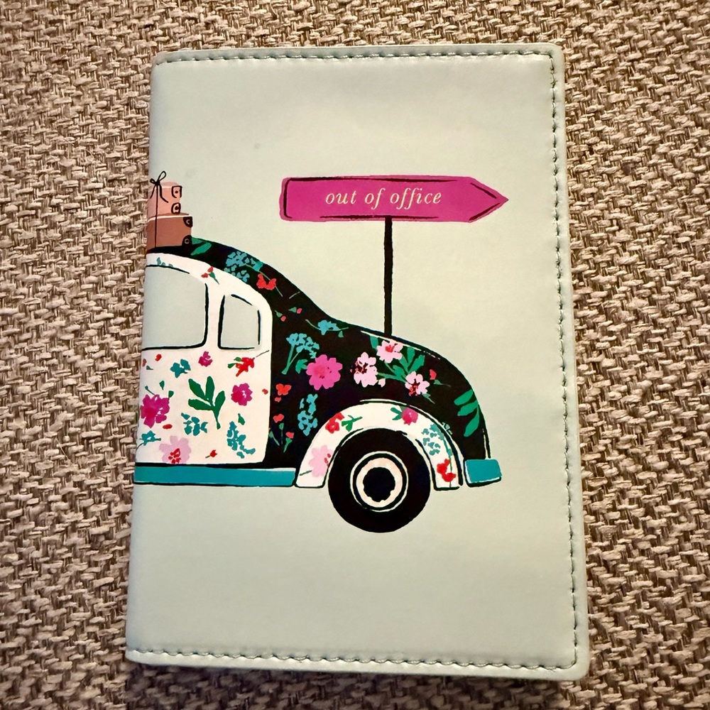 Floral 'Out of Office' Passport Holder from Kate Spade